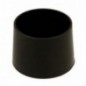 AMIG 24200  
 Contera exterior redonda 655  
 Ø18 mm  
 Polietileno  
 Negro