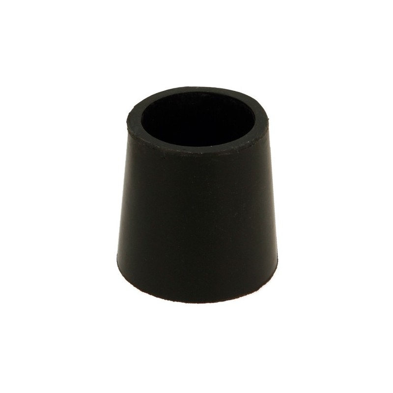 AMIG 24208  
 Contera exterior redonda 656  
 Ø18 mm  
 Goma  
 Negro