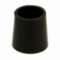 AMIG 24208  
 Contera exterior redonda 656  
 Ø18 mm  
 Goma  
 Negro