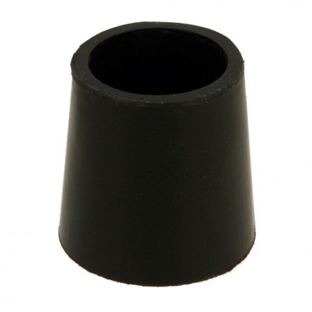 AMIG 24209  
 Contera exterior redonda 656  
 Ø20 mm  
 Goma  
 Negro