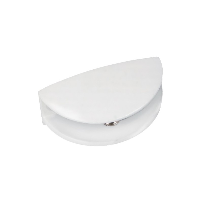 AMIG 2422  
 Soporte baldas 31  
 23,5 x 50 mm  
 Zamak  
 Blanco