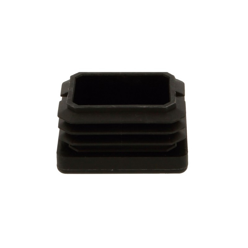 AMIG 24224  
 Contera interior rectangular 662  
 20 x 40 mm  
 Polietileno  
 Negro