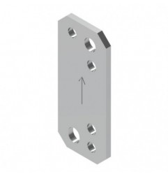 AMIG 24233  
 Suplemento marco C15  
 3 mm  
 Acero  
 Cromado