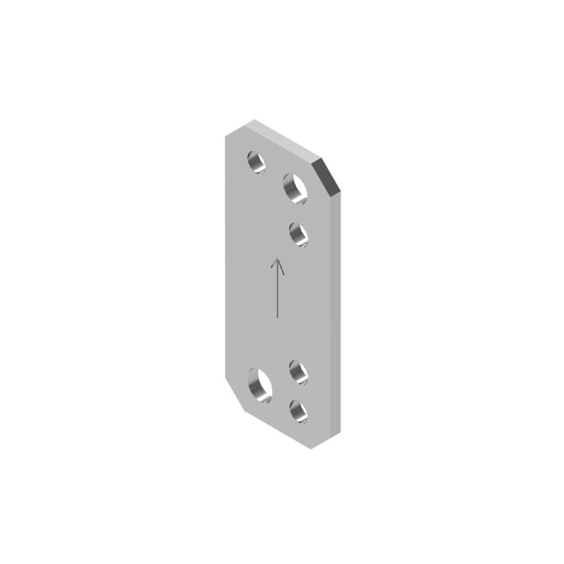 AMIG 24233  
 Suplemento marco C15  
 3 mm  
 Acero  
 Cromado