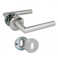 AMIG 24251  
 Manilla con roseta 7RGX  
 136 x Ø19 mm  
 Acero inoxidable  
 Mate