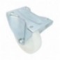 AMIG 24267  
 Rueda con pletina fija 2552  
 Ø150 mm  
 Nylon  
 Blanco
