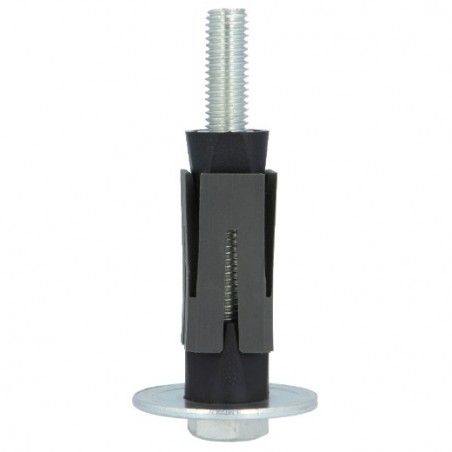 AMIG 24279   Taco expansivo cuadrado 2   27 x 27 mm   Acero / nylon   Gris