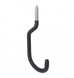 AMIG 24296  
 Gancho multiuso 770  
 100 x 210 x 12 mm  
 Acero  
 Negro