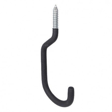 AMIG 24296  
 Gancho multiuso 770  
 100 x 210 x 12 mm  
 Acero  
 Negro