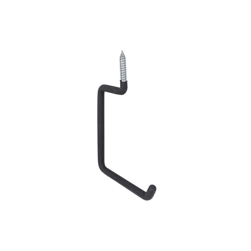 AMIG 24297  
 Gancho multiuso 771  
 155 x 240 x 12 mm  
 Acero  
 Negro