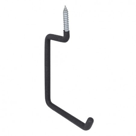 AMIG 24297  
 Gancho multiuso 771  
 155 x 240 x 12 mm  
 Acero  
 Negro