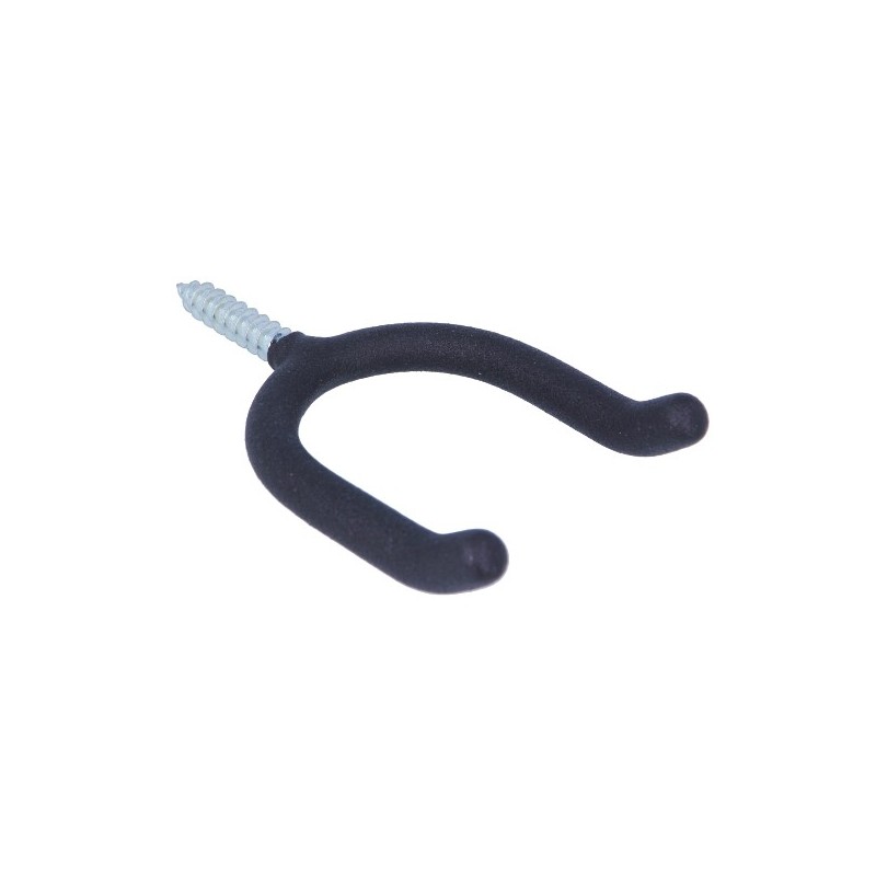 AMIG 24299  
 Gancho multiuso 773  
 130 x 75 x 10 mm  
 Acero  
 Negro