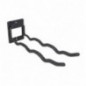 AMIG 24301  
 Soporte multiuso 775  
 90 x 300 x 310 mm  
 Acero  
 Negro