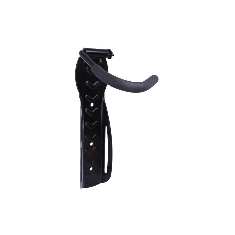 AMIG 24305  
 Colgador pared bicicleta 779  
 255 x 78 mm  
 Acero  
 Negro