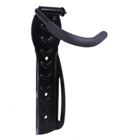 AMIG 24305  
 Colgador pared bicicleta 779  
 255 x 78 mm  
 Acero  
 Negro