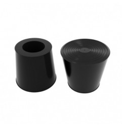 AMIG 24308  
 Contera retenedor pie 11  
 27 x 26 x 21 mm  
 Goma  
 Negro