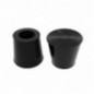 AMIG 24308  
 Contera retenedor pie 11  
 27 x 26 x 21 mm  
 Goma  
 Negro