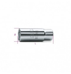 956C 20,8 Vaso con cuadrado hembra de 1/2&quot,, para bujías