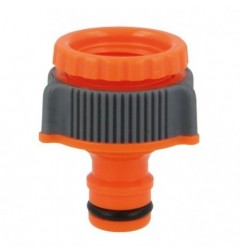 AMIG 24330  
 Adaptador + reductor R01 PLUS  
 1/2'' - 3/4''  
 ABS + goma  
 Naranja-Gris