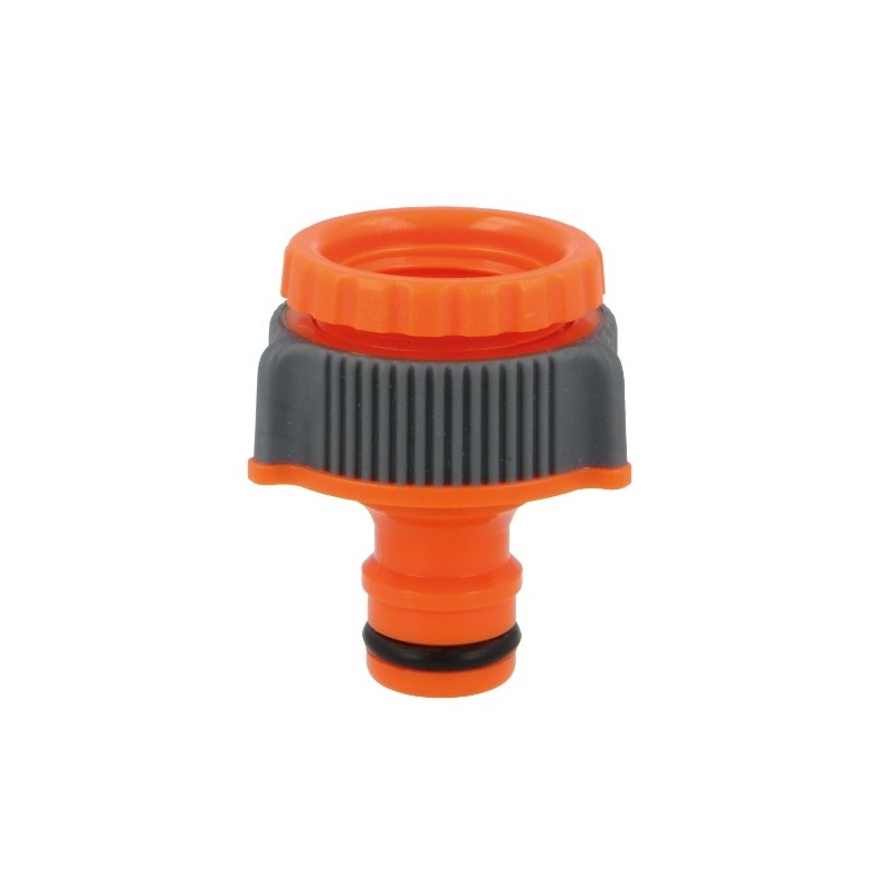 AMIG 24330  
 Adaptador + reductor R01 PLUS  
 1/2'' - 3/4''  
 ABS + goma  
 Naranja-Gris