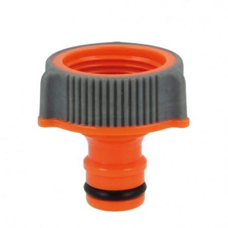 AMIG 24335  
 Adaptador grifo R02 PLUS  
 3/4''  
 ABS + goma  
 Naranja-Gris