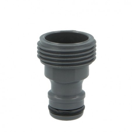 AMIG 24341  
 Adaptador macho R03 PLUS  
 3/4''  
 ABS + goma  
 Gris