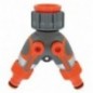 AMIG 24346  
 Conector válvula 2 vías R05 PLUS  
 1'' - 3/4''  
 ABS + goma  
 Naranja-Gris