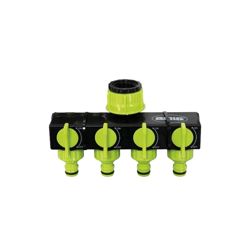AMIG 24347  
 Conector válvula 4 vías R06  
 1'' - 3/4''  
 ABS  
 Verde pistacho