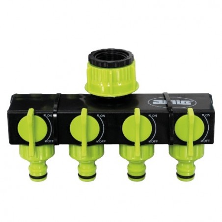AMIG 24347  
 Conector válvula 4 vías R06  
 1'' - 3/4''  
 ABS  
 Verde pistacho
