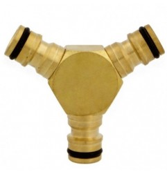 AMIG 24350  
 Derivación triple R07  
 Latón  
 Mate