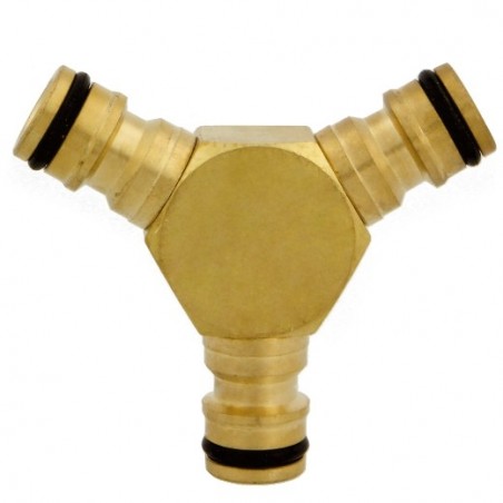 AMIG 24350  
 Derivación triple R07  
 Latón  
 Mate