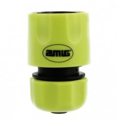AMIG 24351  
 Empalme rápido manguera R08  
 1/2''  
 ABS  
 Verde pistacho
