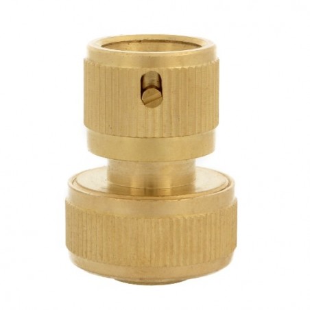 AMIG 24356  
 Empalme rápido manguera R08  
 3/4''  
 Latón  
 Mate