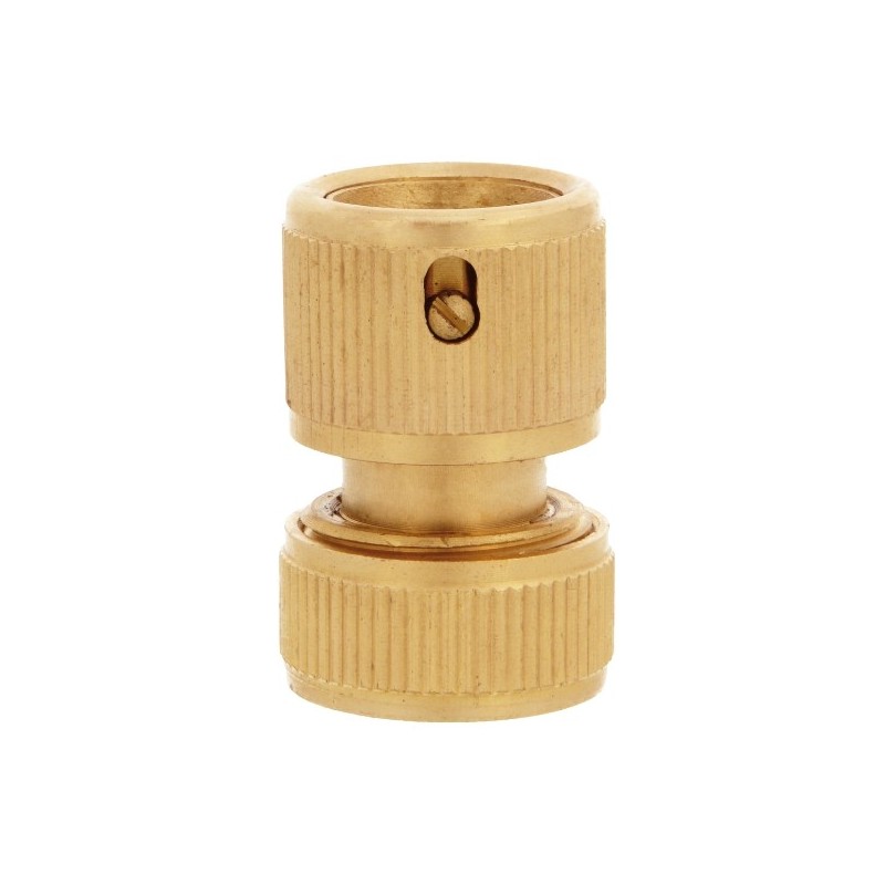 AMIG 24361  
 Empalme rápido manguera R09 STOP  
 1/2''  
 Latón  
 Mate