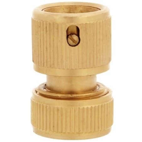 AMIG 24361  
 Empalme rápido manguera R09 STOP  
 1/2''  
 Latón  
 Mate
