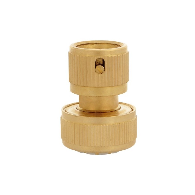 AMIG 24362  
 Empalme rápido manguera R09 STOP  
 3/4''  
 Latón  
 Mate