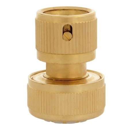AMIG 24362  
 Empalme rápido manguera R09 STOP  
 3/4''  
 Latón  
 Mate