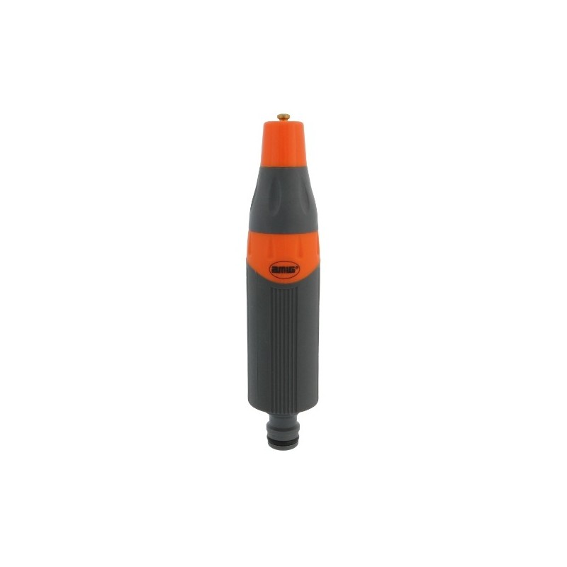 AMIG 24373  
 Lanza riego regulable R12 PLUS  
 140 mm  
 ABS + goma  
 Naranja-Gris