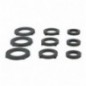 AMIG 24375  
 Juntas goma R13  
 Ø30 x 3 mm  
 Goma  
 Negro