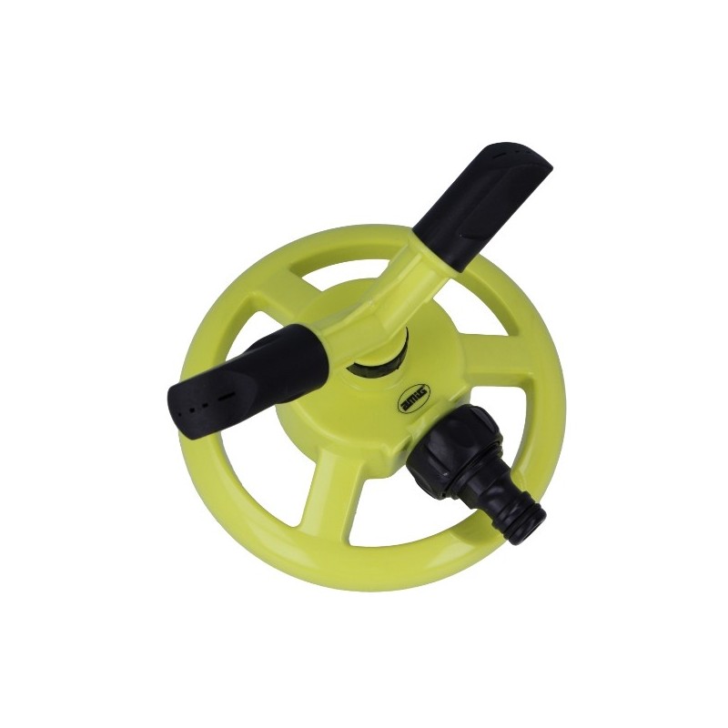 AMIG 24376  
 Aspersor rotativo R14  
 Ø150 x 110 mm  
 ABS  
 Verde pistacho-Negro