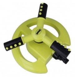 AMIG 24377  
 Aspersor rotativo R15  
 Ø200 x 100 mm  
 ABS  
 Verde pistacho-Negro