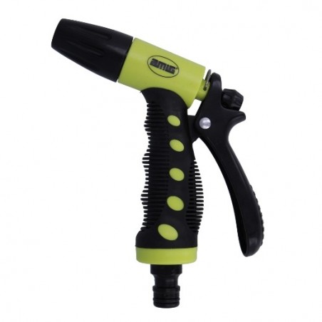 AMIG 24388  
 Pistola riego R26  
 150 mm  
 ABS + goma  
 Verde pistacho-Negro