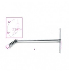 959 20,8 Llave en T con vaso articulado, para bujías, tipo normal