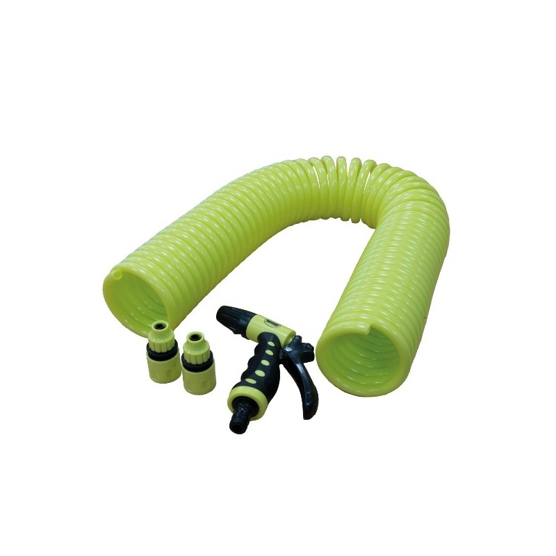 AMIG 24403  
 Manguera helicoidal R40  
 15 m  
 Goma EVA  
 Verde pistacho