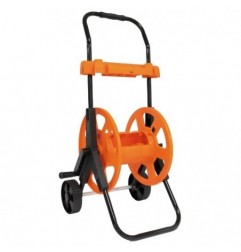 AMIG 24410  
 Carro portamangueras R47  
 1/2'' - 60 m  
 Polipropileno  
 Naranja-Gris