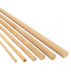 AMIG 24413  
 Redondo estriado 81  
 Ø10 mm  
 Haya