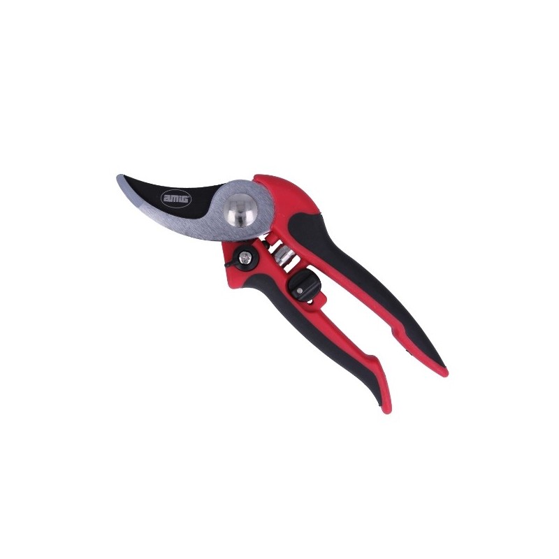 AMIG 24427  
 Tijera de podar P11  
 8''  
 Acero  
 Rojo-Negro