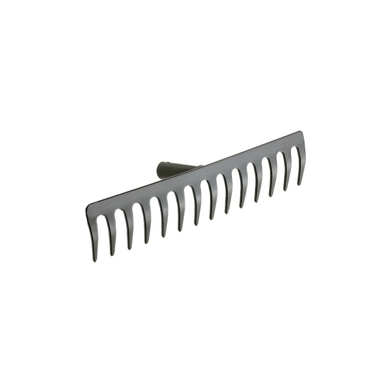AMIG 24458  
 Rastrillo P36  
 350 mm  
 Acero  
 Negro