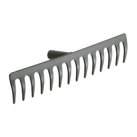 AMIG 24459  
 Rastrillo P36  
 400 mm  
 Acero  
 Negro