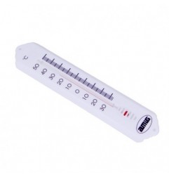 AMIG 24465  
 Termómetro P42  
 190 x 50 mm  
 Polipropileno  
 Blanco